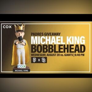 San Diego Padres Michael King bobblehead